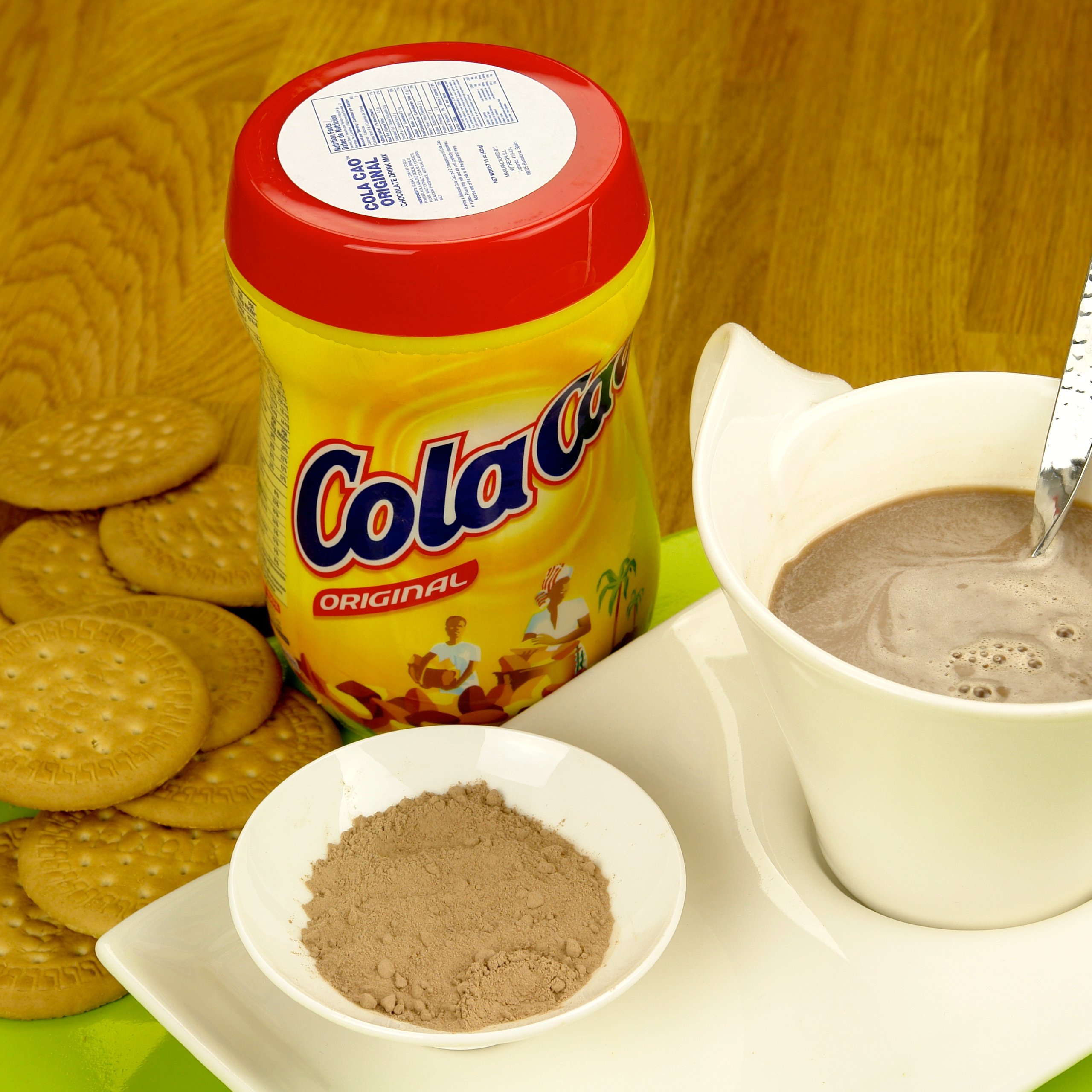 Original Cola Cao Chocolate Drink Mix Powder - 13.76oz (390g) Bulk Pack - Hot & Cold Beverage for Breakfast, Snacks, or Dessert