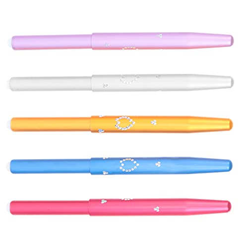 Beaupretty 5-Piece Dual-Ended Lip Brush Set - Retractable Lipstick & Concealer Brushes for Eyeshadow & Foundation Makeup Application | Perfect for Professional Makeup Artists & Home Beauty Routines