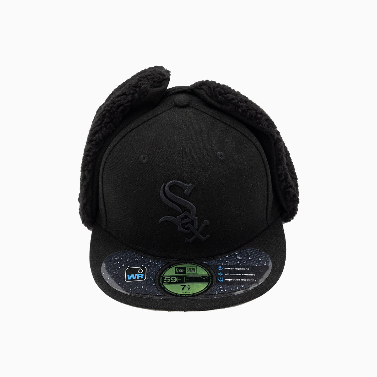 Chicago White Sox MLB Official 59FIFTY Fitted Baseball Cap for Men - Adjustable Dog Ear Design for Sports Fans & Streetwear Fashion