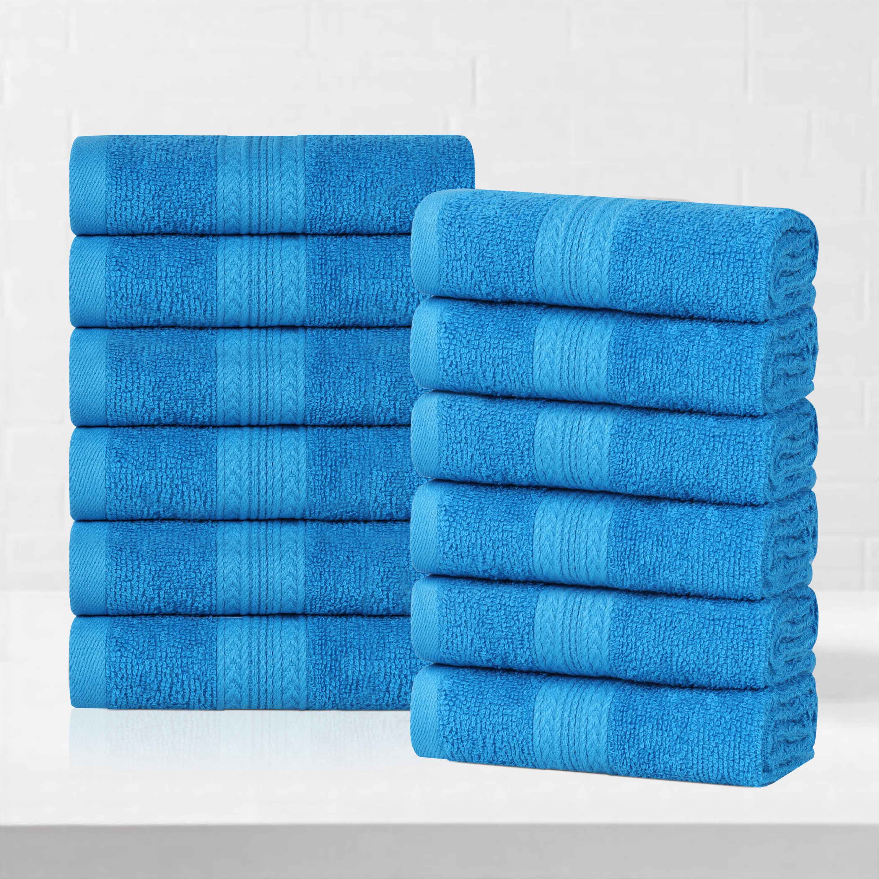 Premium Eco-Friendly Ring Spun Cotton Towel Set - Soft, Absorbent & Sustainable Bath Towels for Spa, Gym & Luxury Home Use