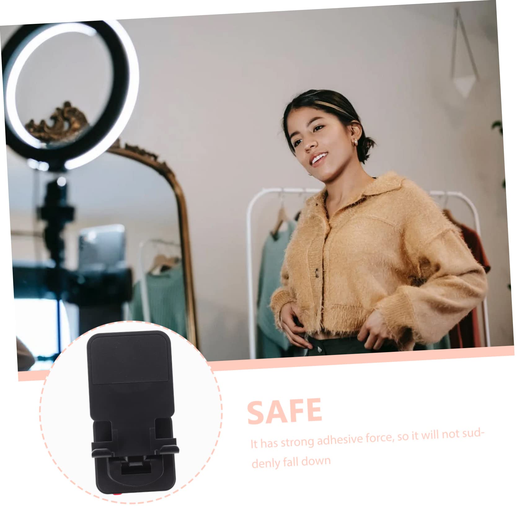 Homoyoyo Multi-Functional Foldable Phone Stand - Portable Cell Phone Holder for Wall Mount & Bedroom Use | Stable Smartphone Stand for Watching Videos & Hands-Free Calling