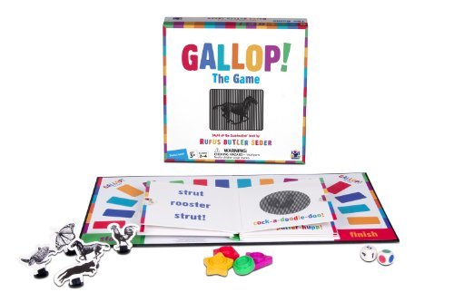 Gallop! Cardboard Game - Fun Family Board Game for Kids & Adults