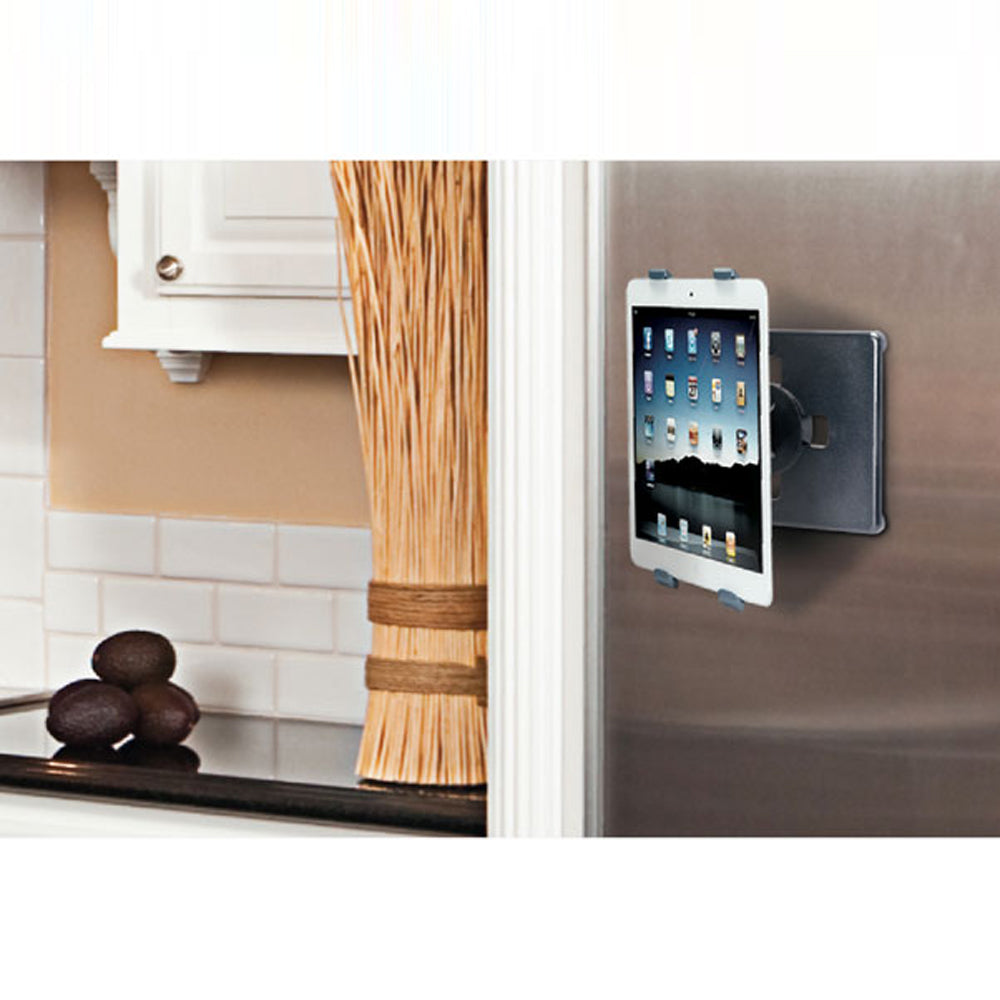 Universal Tablet Holder Stand with Adjustable Arm & Magnetic Wall Mount - Perfect for Bed, Kitchen, Office & Car Use