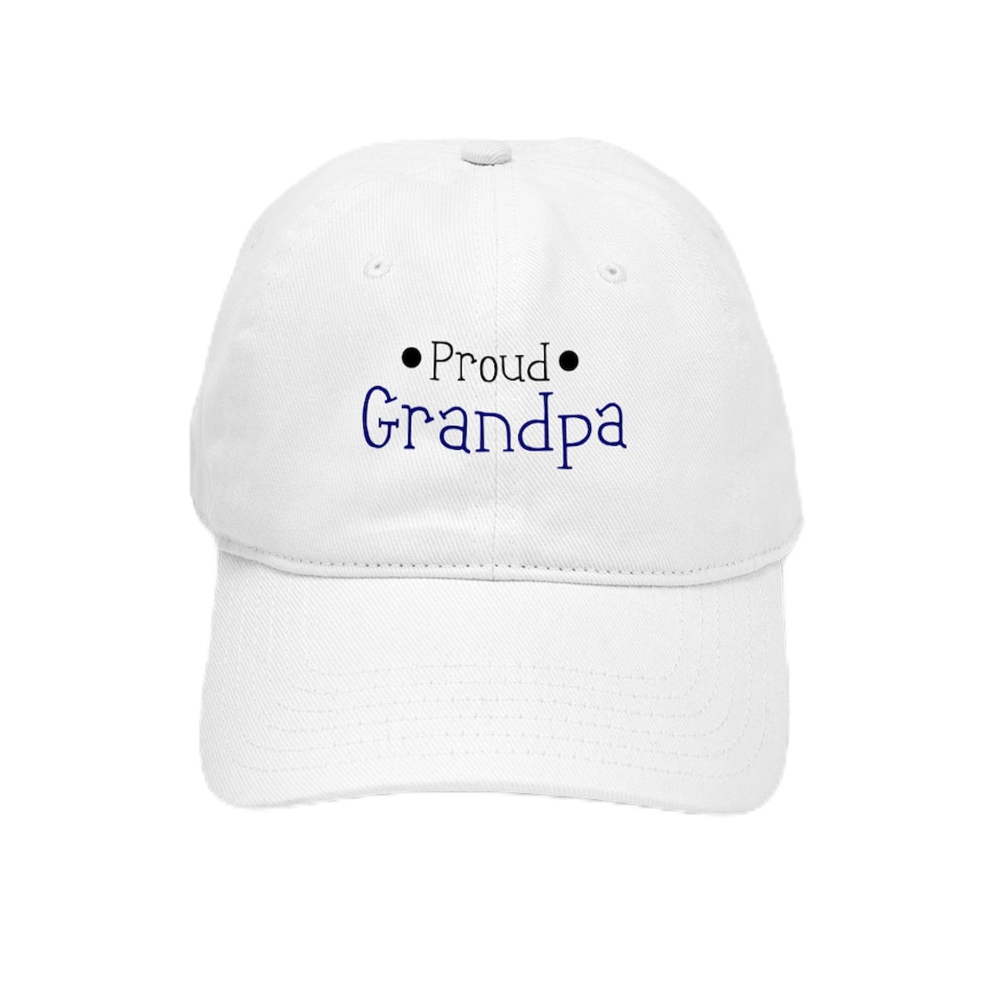 Proud Grandpa Baseball Cap - Adjustable Dad Hat for Outdoor Activities