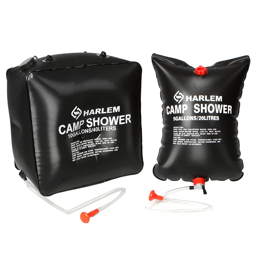 Ubersweet® Portable Solar Heated Outdoor Shower Bag - 5 Gallon Camping, Hiking, Travel, Pet Washing & Beach Rinse - Lightweight & Eco-Friendly for Outdoor Adventures