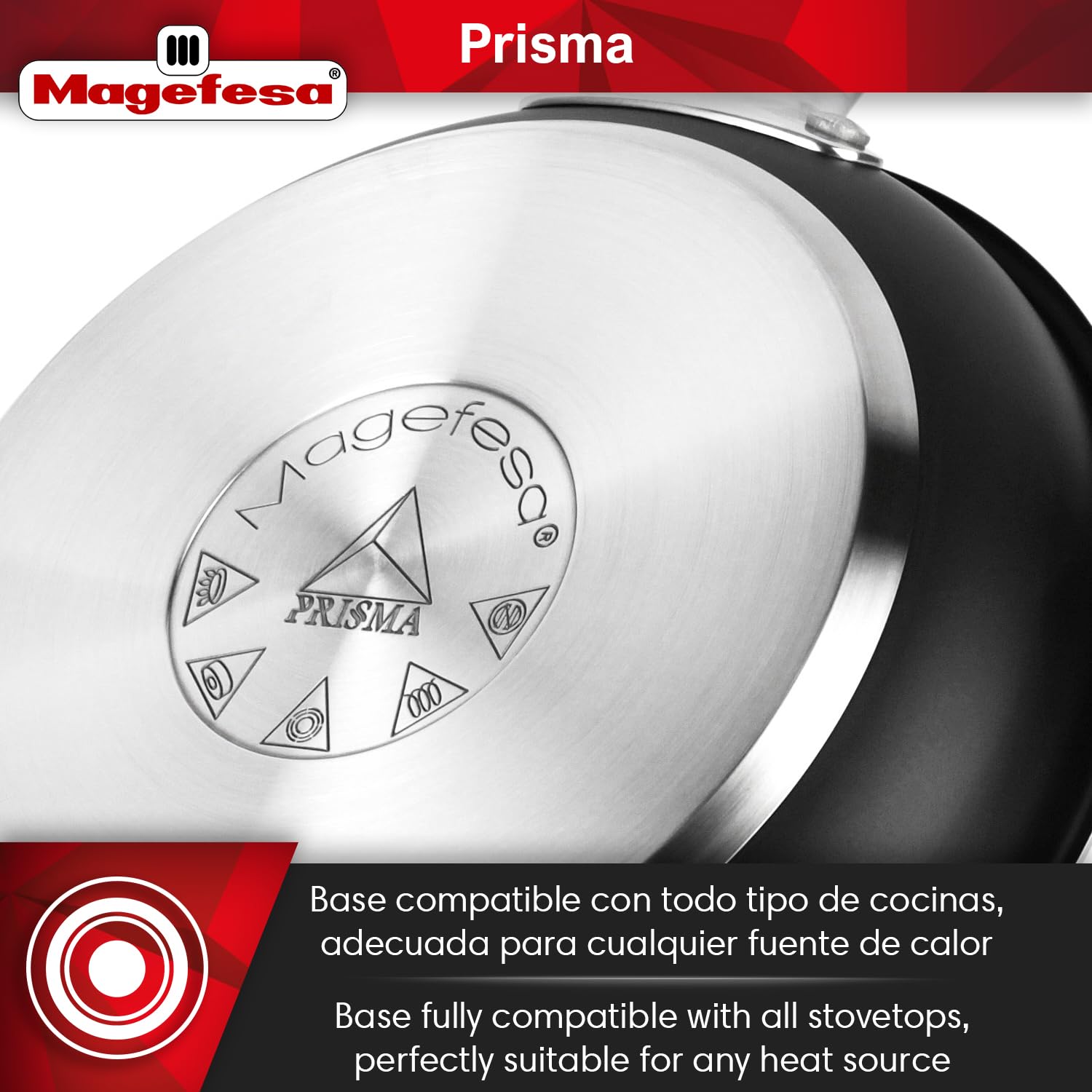 MAGEFESA Prisma Nonstick Frying Pan Set - 7.8