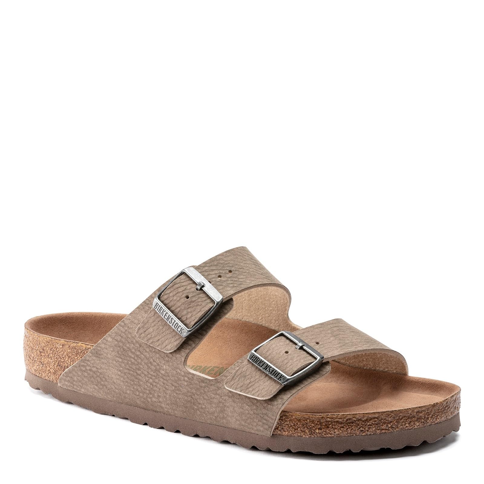 Birkenstock Arizona Vegan Leather Sandals for Women - Soft Footbed, Adjustable Straps | Comfortable & Stylish for Beach, Travel & Everyday Wear