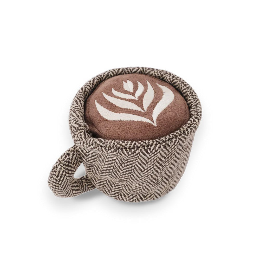 Squeaky Latte Pop Snuffle Dog Toy - Interactive Chew Toy for Small & Medium Dogs - Perfect for Playtime, Training & Mental Stimulation