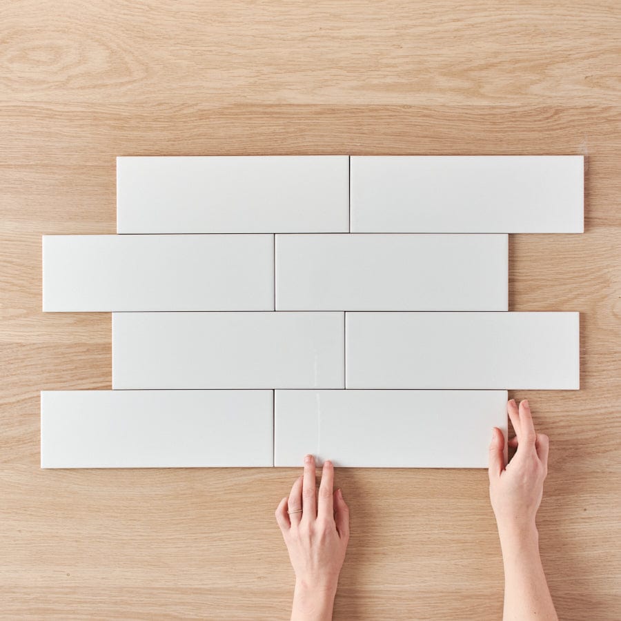 Premium Jindabyne Gloss White Ceramic Tile - High Shine, Durable & Easy to Clean - Perfect for Bathroom, Kitchen Backsplash & Flooring