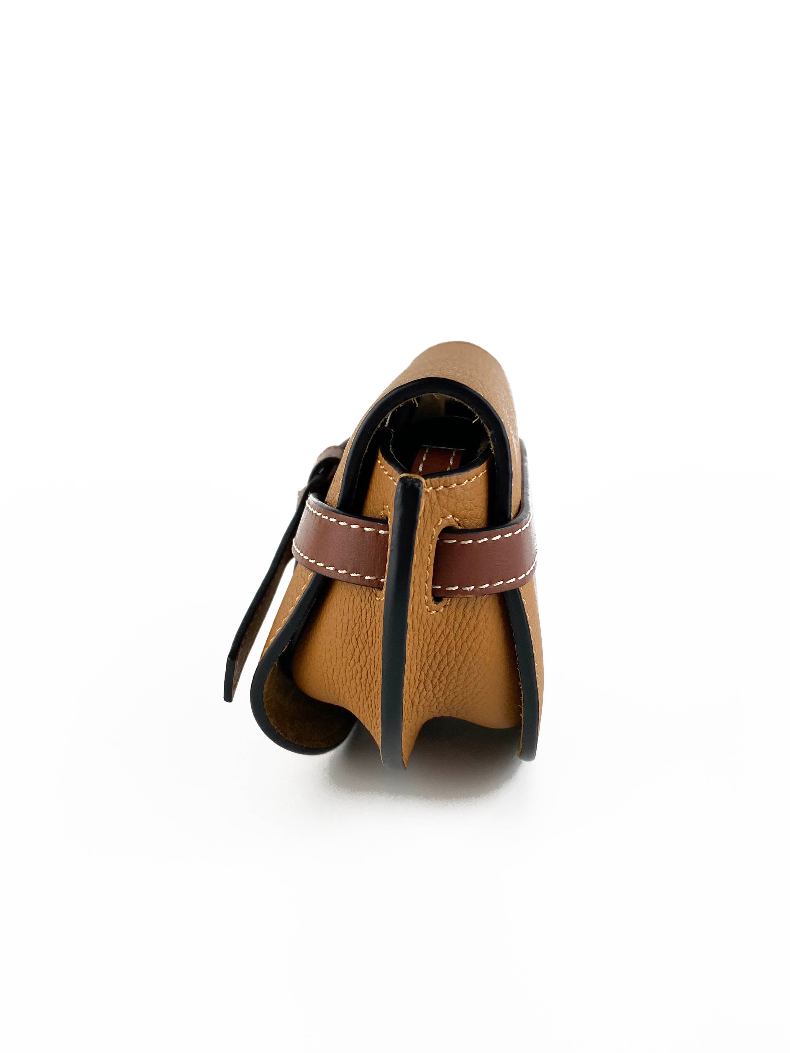 Loewe Tan Mini Gate Bag - Stylish Leather Crossbody Purse for Women | Perfect for Everyday Use, Travel & Date Nights