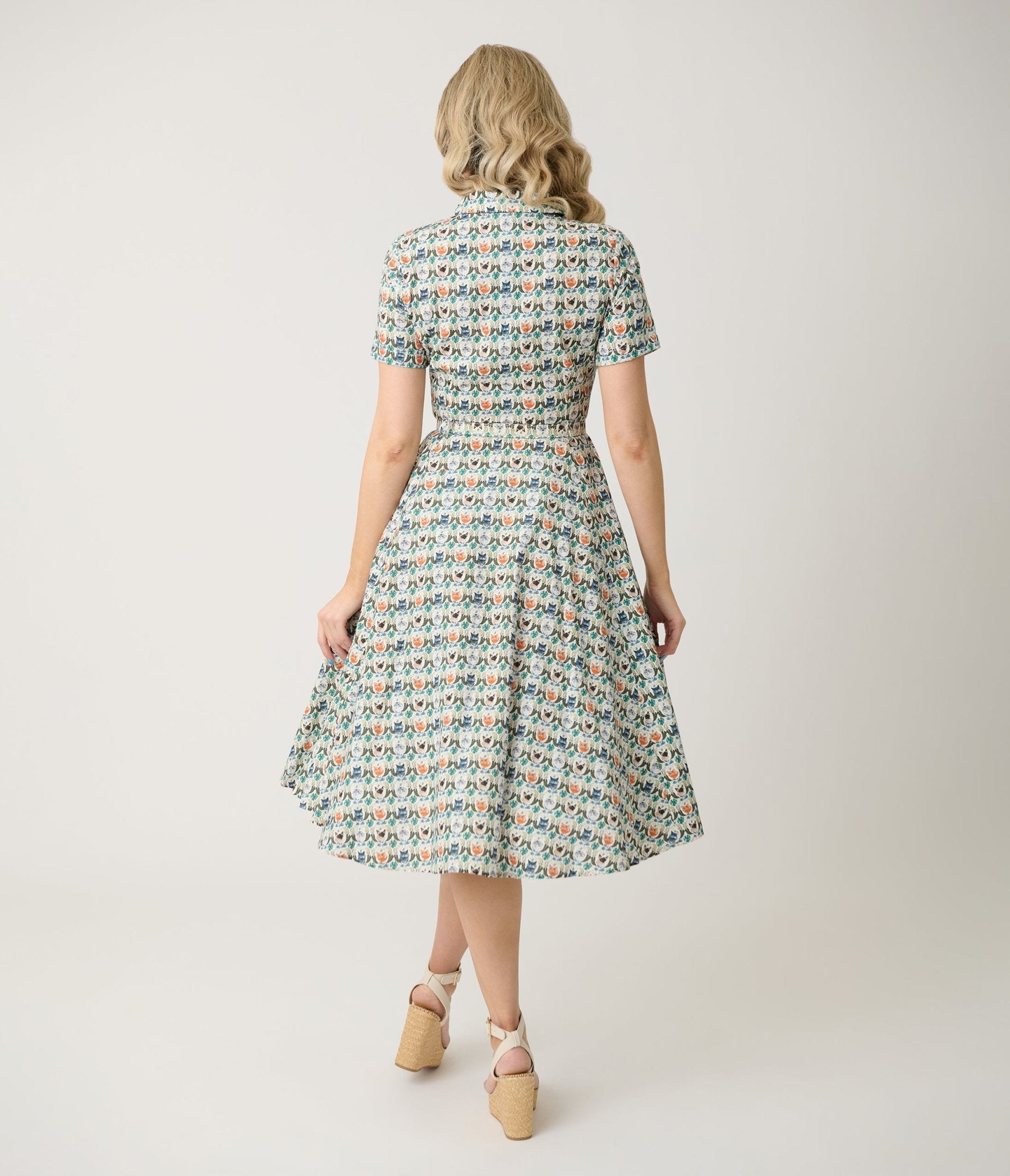 Royal Monk Purrrfect Bella Swing Dress - Elegant Flowy Women's Dress for Casual Wear, Parties & Date Nights | Comfortable & Stylish Outfit for Everyday Fashion