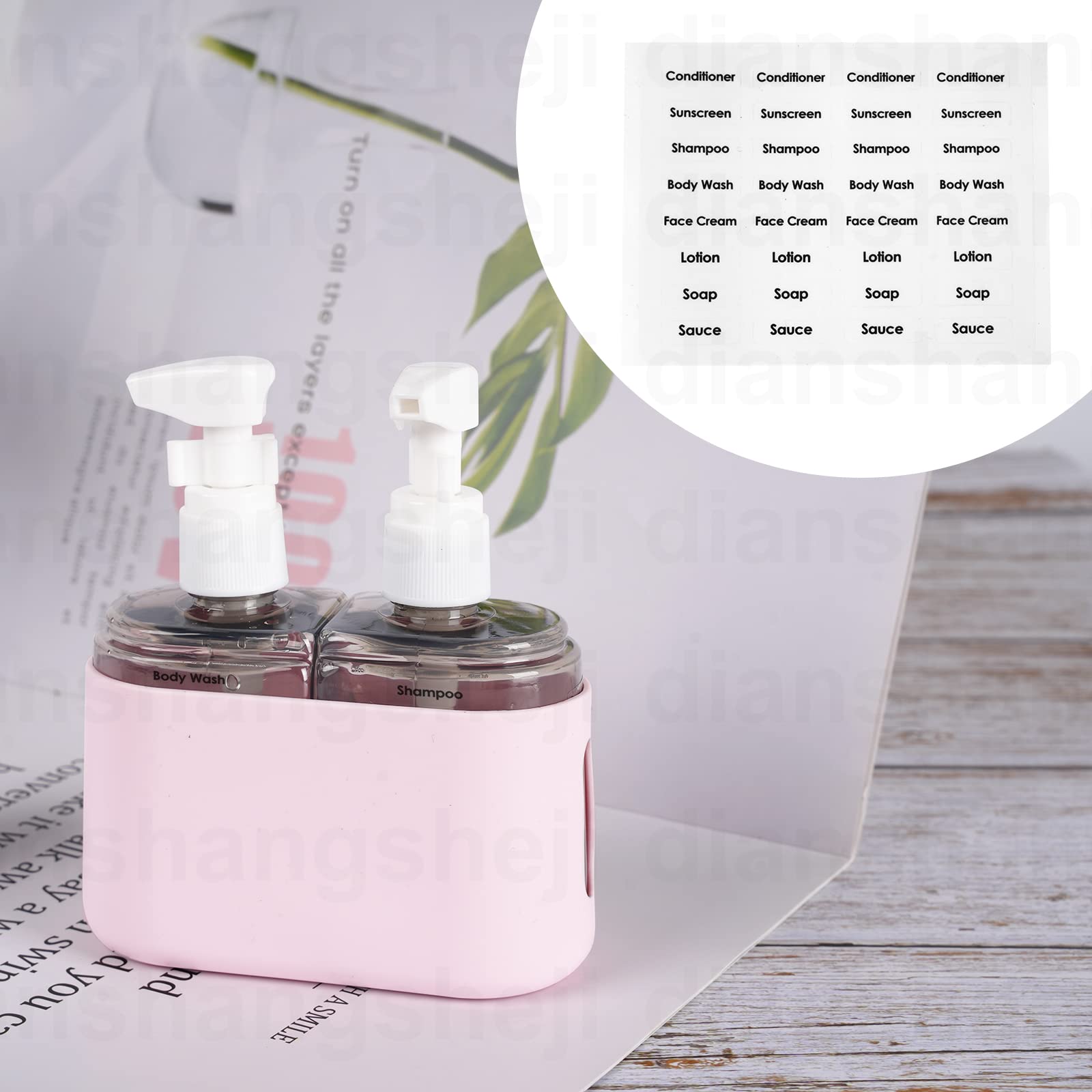 TSA Approved Travel Bottles Set - Leak-Proof Refillable Toiletry Containers for Creams, Perfumes & Shampoos (Pink) | Portable Spray & Pump Bottles with Labels - Perfect for Air Travel, Gym & Vacation Essentials