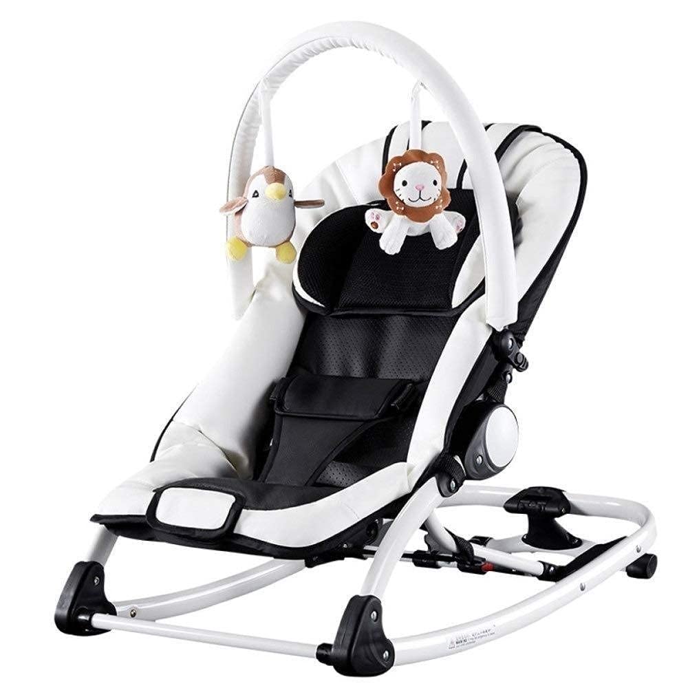 Baby Bouncer Swing for Infants 0-24 Months - Soft Fabric Portable Rocker Seat with Foldable Design | Perfect for Nursery, Travel & Soothing Fussy Babies
