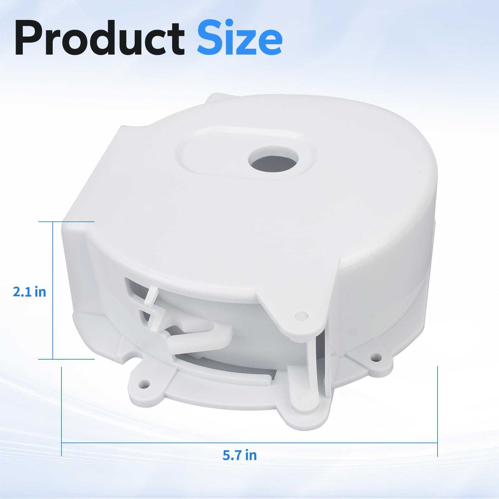 Frigidaire Ice Crusher Housing Replacement - Compatible with Kenmore Built-in Refrigerator Ice Makers | Durable Refrigerator Ice Maker Parts for Home & Commercial Use