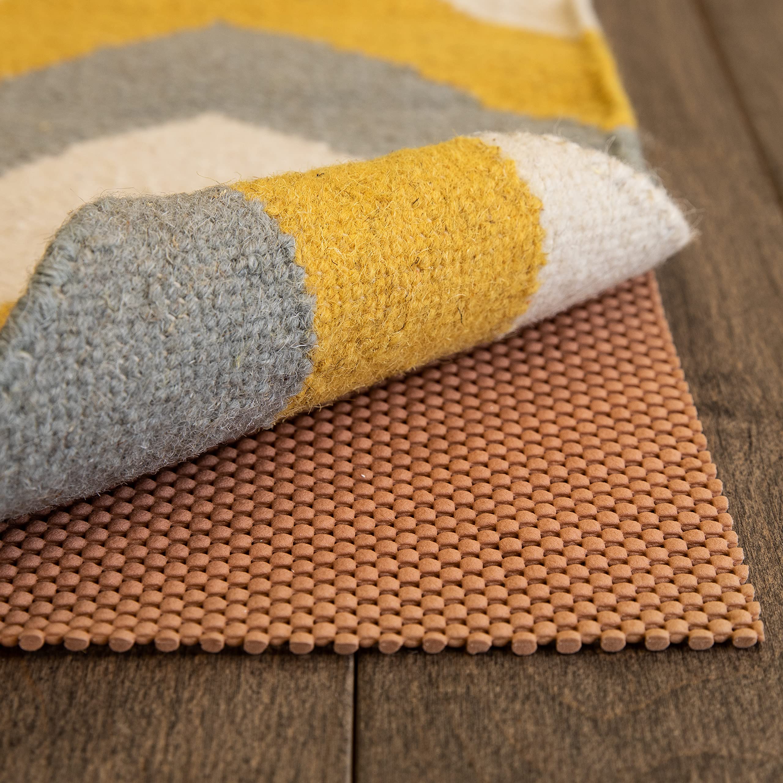 Grip-It Super Stop Non-Slip Rug Pad - 12' x 18' Cushioned Rug Gripper for Hardwood Floors, Area Rugs & Runner Rugs | Perfect for Living Room, Bedroom & High Traffic Areas