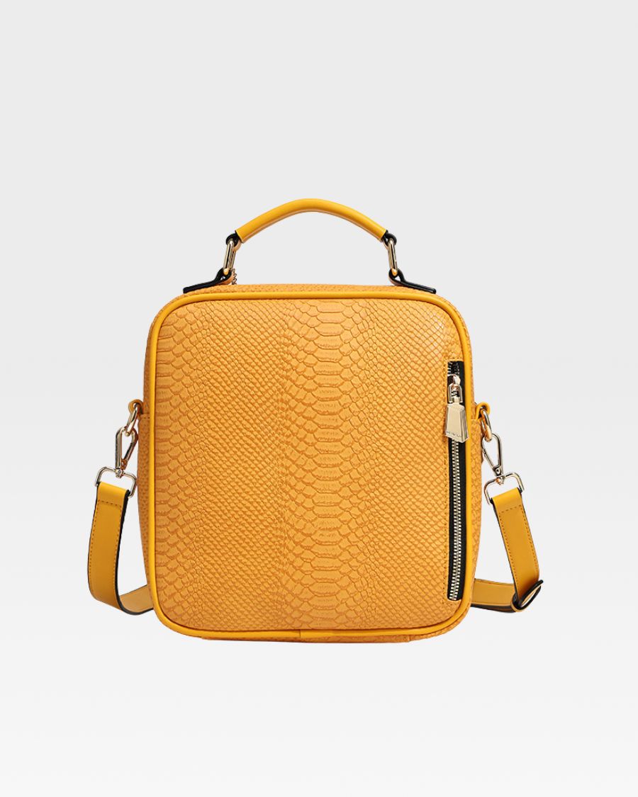 Apollo 1 Mustard Yellow Bread Bag - Reusable Cotton Canvas Lunch Tote for Picnics, Groceries & Farmers Market Shopping