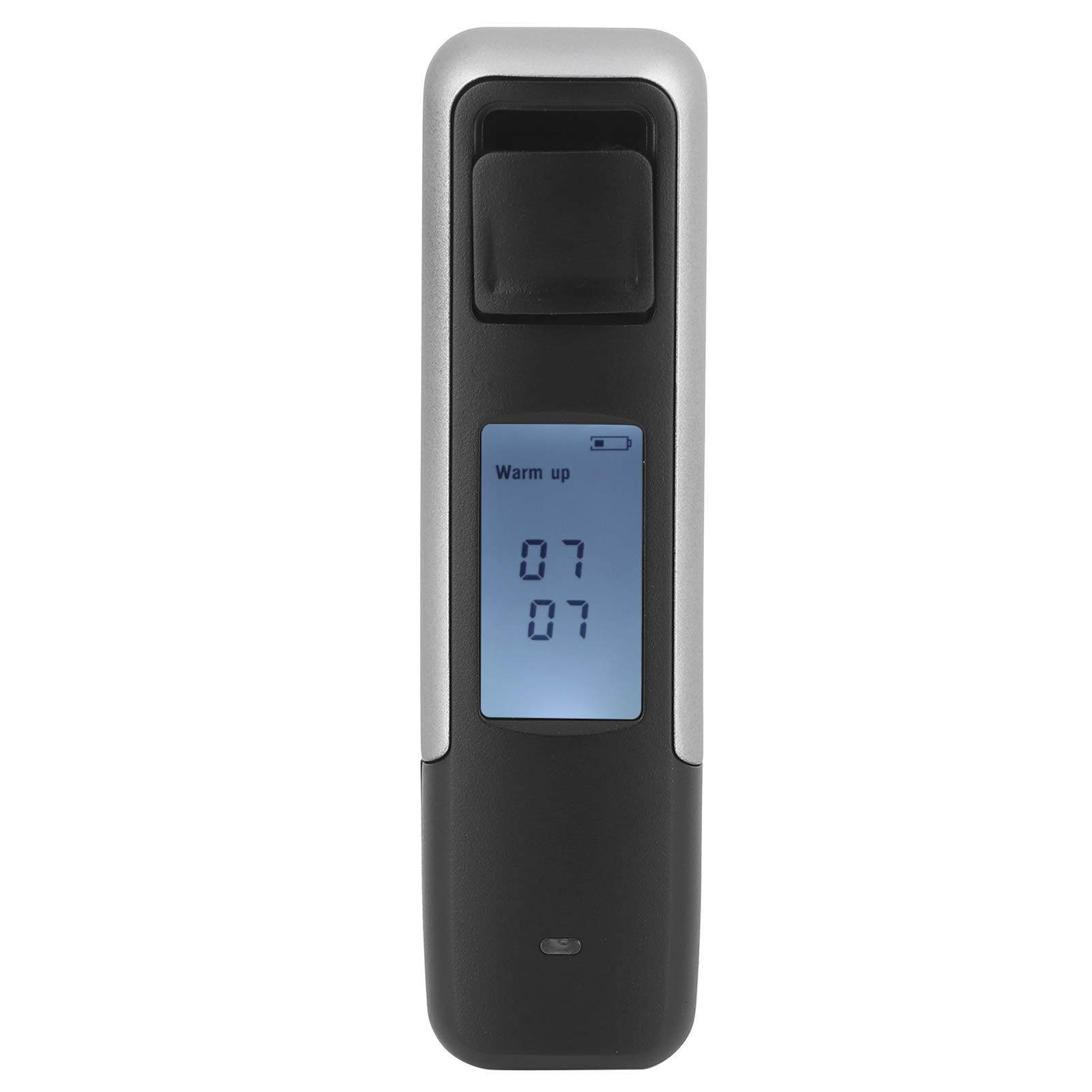 Digital LCD Breathalyzer - Portable Alcohol Tester for Automotive Driving, Accurate BAC Detection (Silver) | Prevent Drunk Driving & Ensure Road Safety