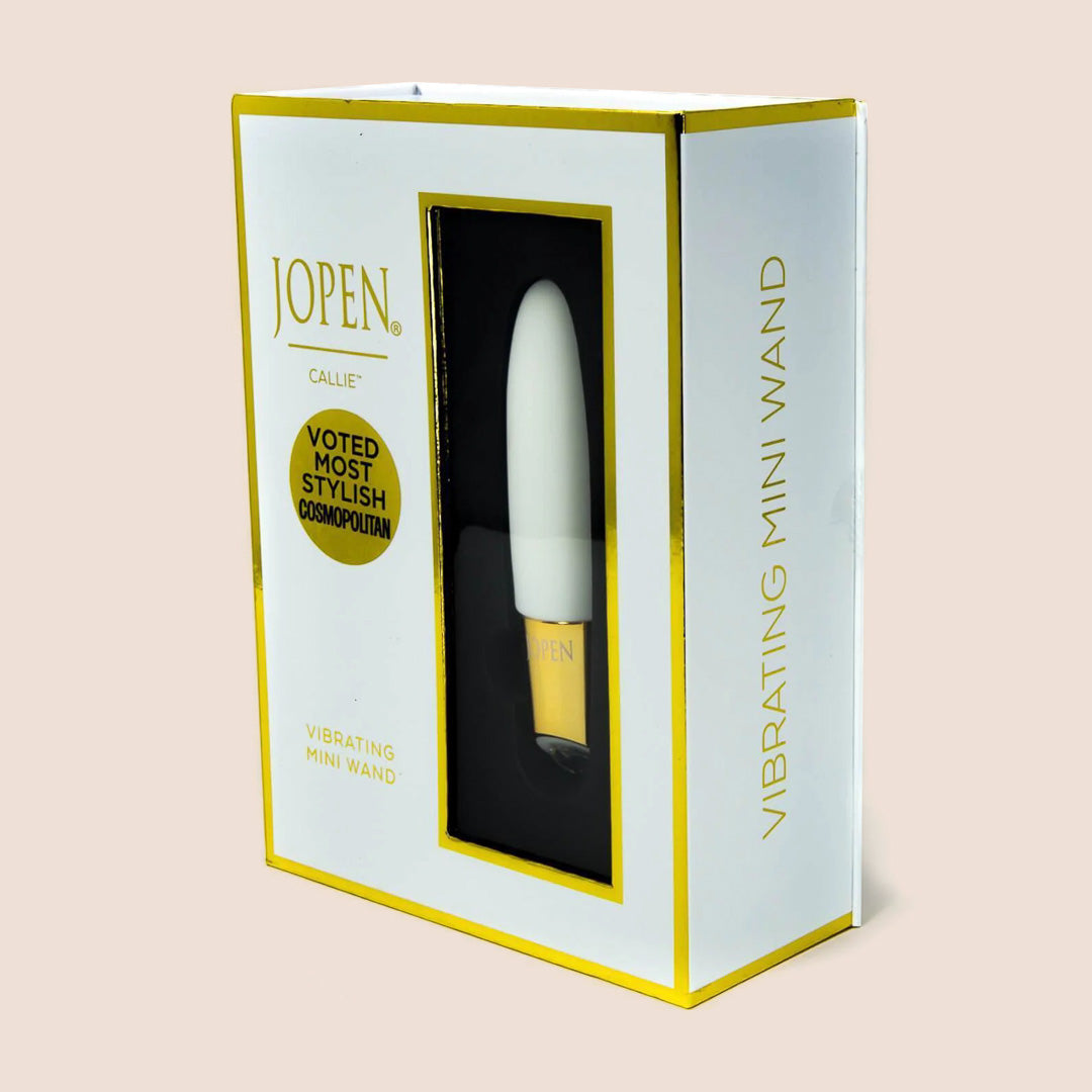 Jopen Callie™ Rechargeable Mini Wand Vibrator - Silicone Personal Massager for Women, Powerful & Quiet Clitoral Stimulation - Perfect for Couples & Solo Play