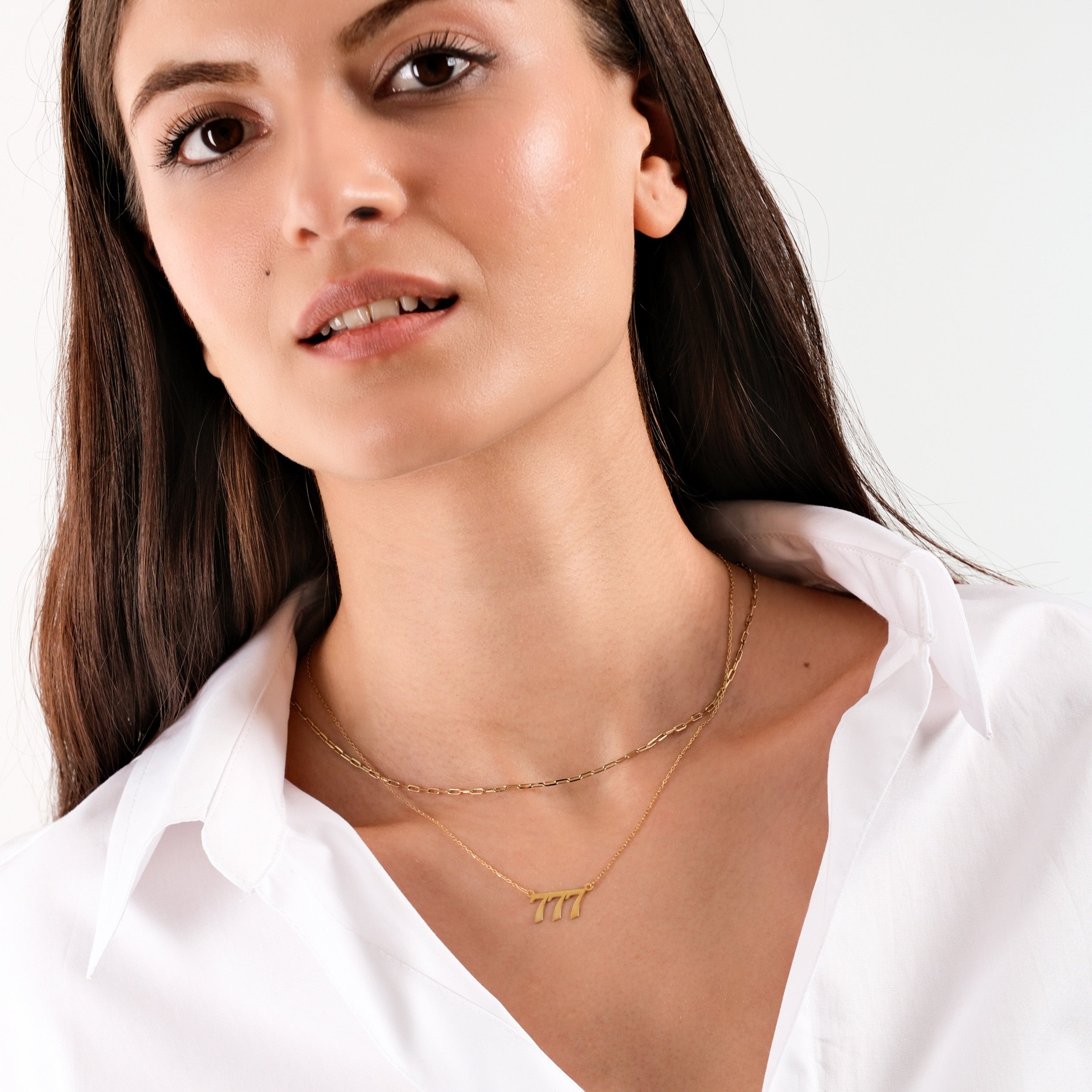 777 Angel Number Necklace - Spiritual Jewelry for Good Luck & Protection | Perfect for Meditation, Manifestation & Positive Energy