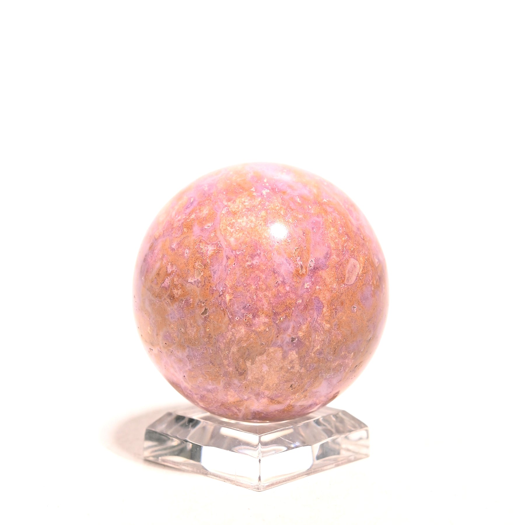 Natural Phosphosiderite Sphere - Healing Crystal for Meditation, Energy Work & Spiritual Growth | Perfect for Home Decor, Yoga & Reiki