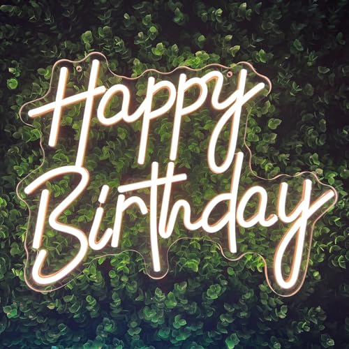 Happy Birthday-Warm White