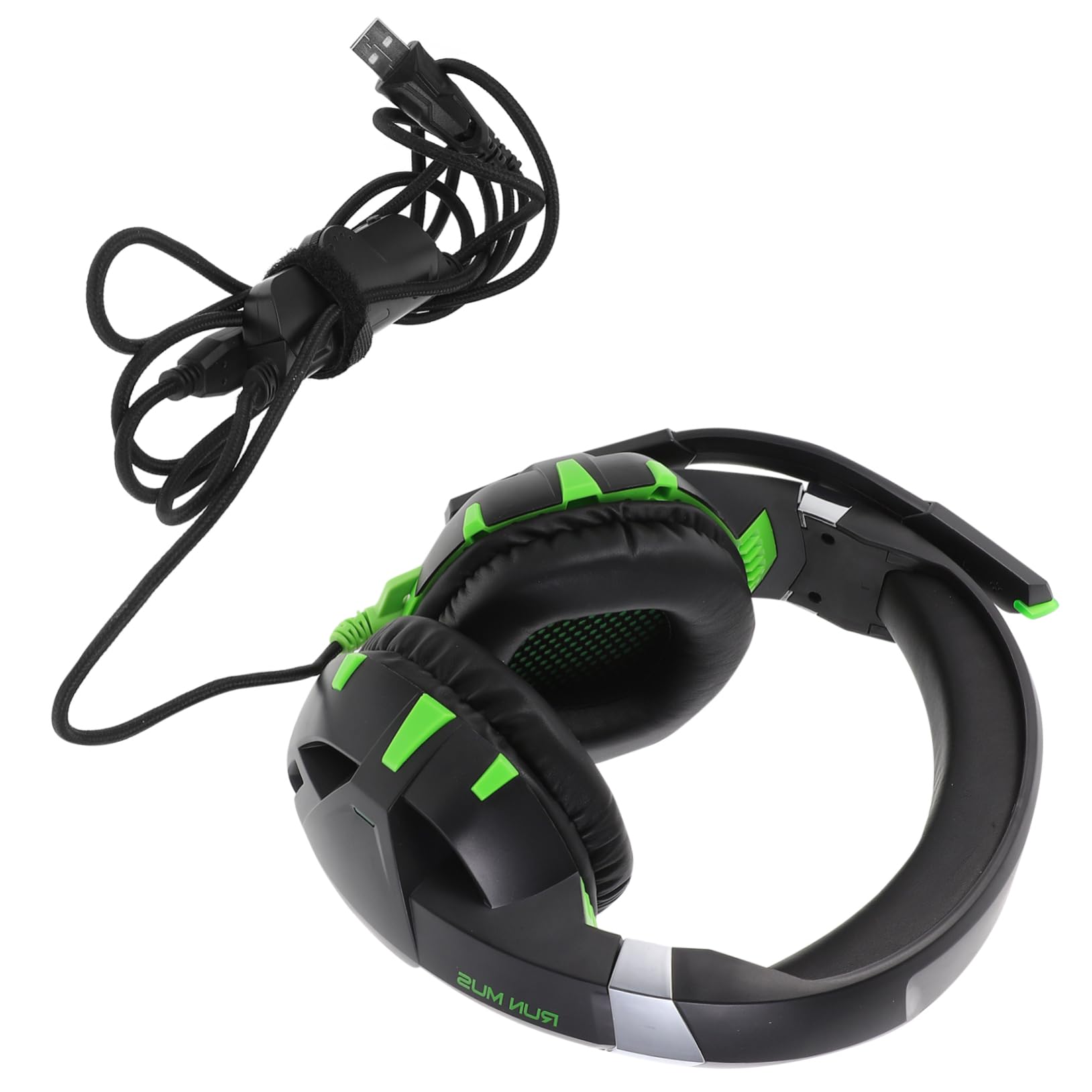 Mikikit Noise Cancelling Gaming Headphones with Microphone - Over Ear Stereo Sound Headset for PC, Laptop, PS5, Xbox - Comfortable for Long Gaming Sessions & Online Meetings