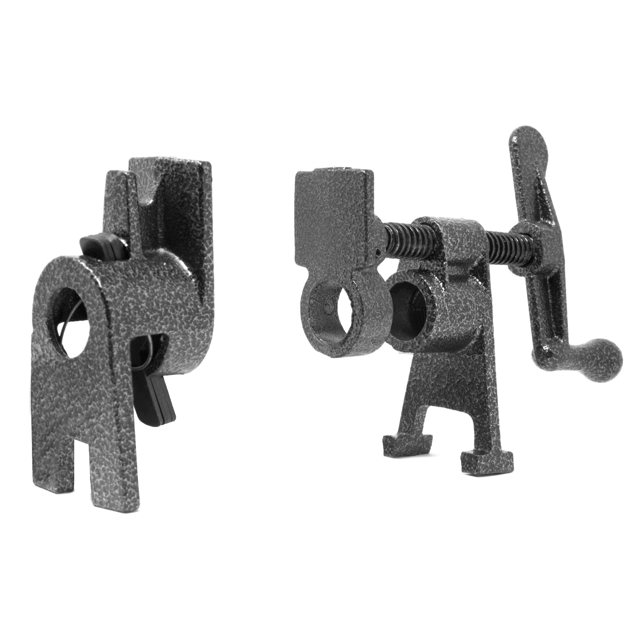 Heavy Duty 1/2 Inch Cast Iron Pipe Clamp Vise for Woodworking | WEN PCV012 | Secure Pipes & Wood for DIY Projects, Plumbing & Home Repairs