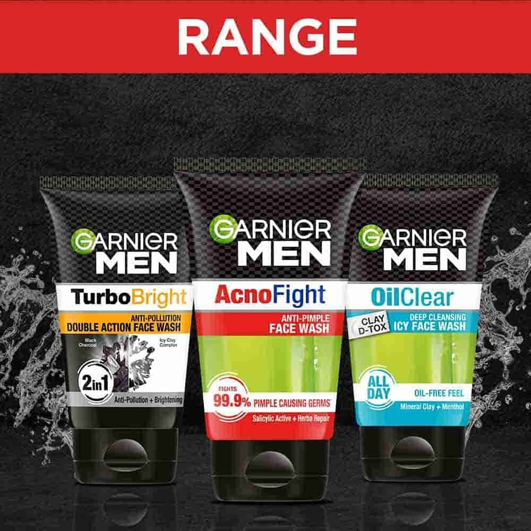Garnier Men Acno Fight Pimple Clearing Brightening Moisturizer Cream - 45g (2 Pack) - Oil-Free Face Moisturizer for Acne-Prone Skin, Reduces Blemishes & Dark Spots - Perfect for Daily Skincare Routine & Post-Shave Hydration
