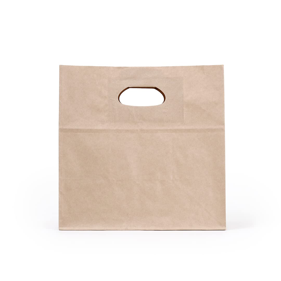 Eco-Friendly Rectangle Paper Take Out Bags with Handles - 11