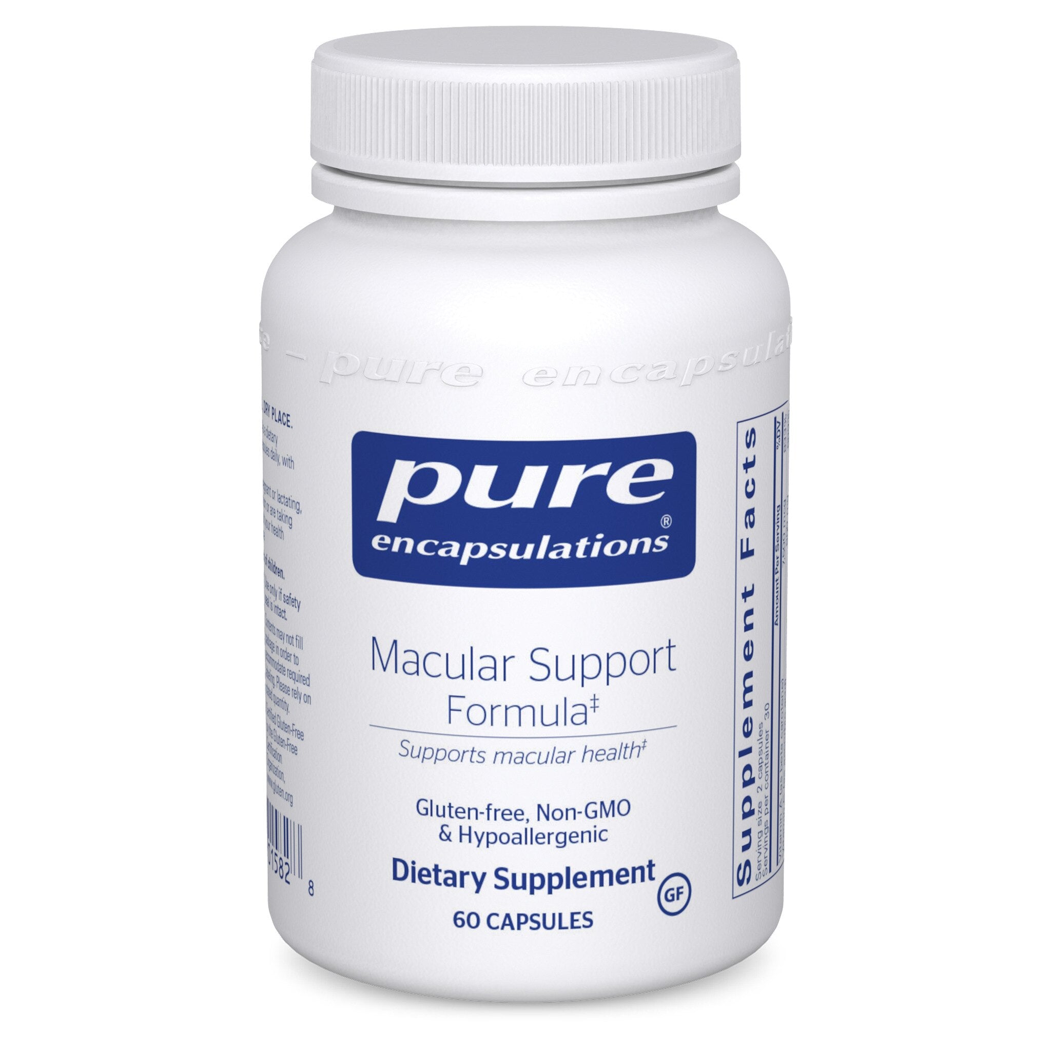 Pure Encapsulations Macular Support Formula - Eye Health Supplement with Lutein & Zeaxanthin for Vision Support - Perfect for Computer Users & Aging Eyes