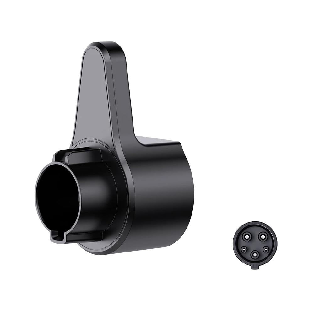 **EV Charger Holder Wall Mount - J1772 Plug Holster Dock with Cable Hook for Level 1 & 2 Charging Stations - Home & Garage Organization for Tesla, Nissan, Chevy EVs**    *(Use Case: Perfect for keeping your EV charger nozzle and cable neatly organized in your garage, home, or workplace.)*