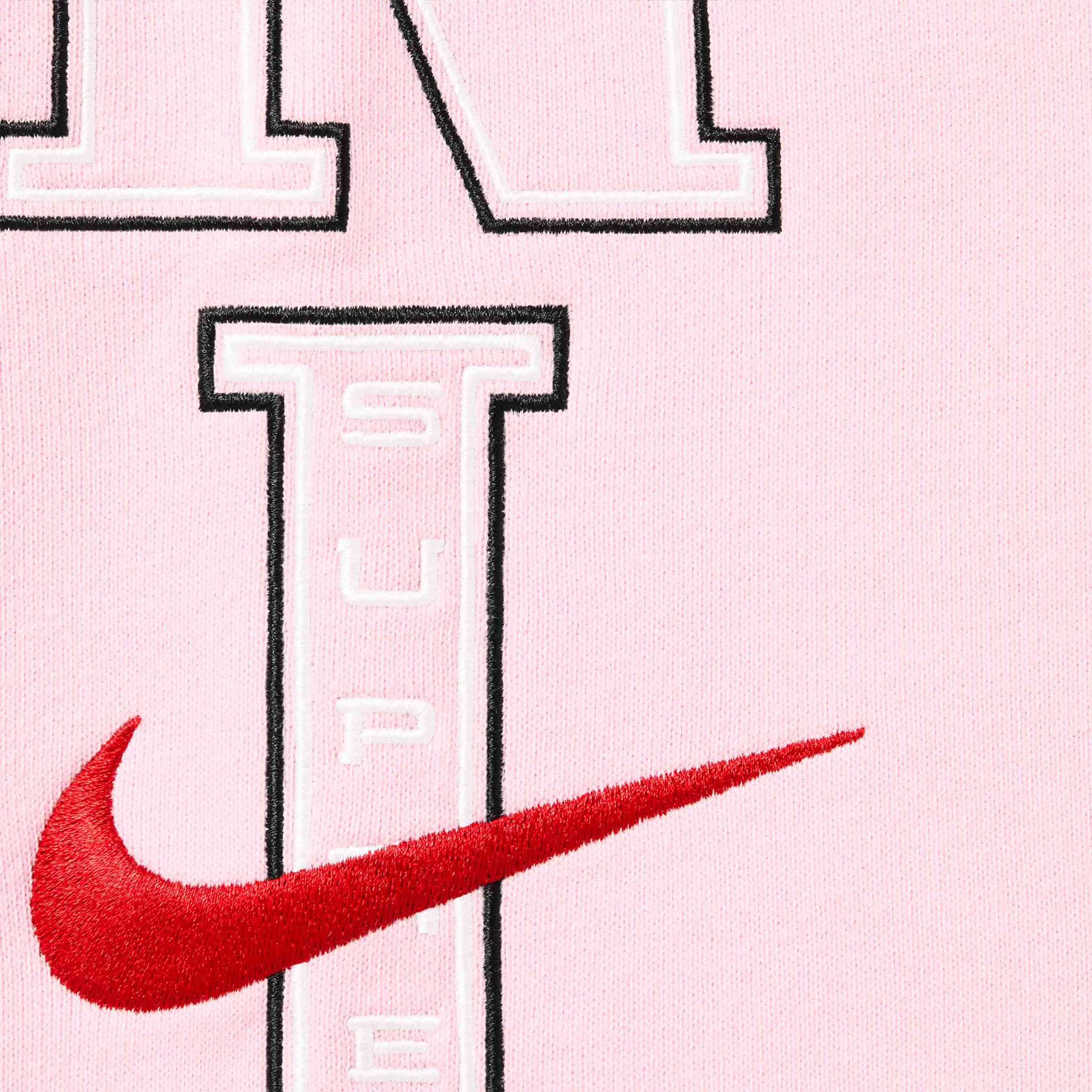 Nike x Supreme Light Pink Sweatpants for Women & Men - Comfortable Joggers with Drawstring Waist - Perfect for Gym, Running, Lounge & Streetwear Fashion