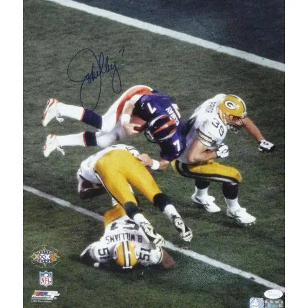 John Elway Autographed 16x20 Framed Photo with JSA COA - Denver Broncos Legend Signed Memorabilia - Perfect for Sports Collectors, Man Cave Decor & Broncos Fan Gifts