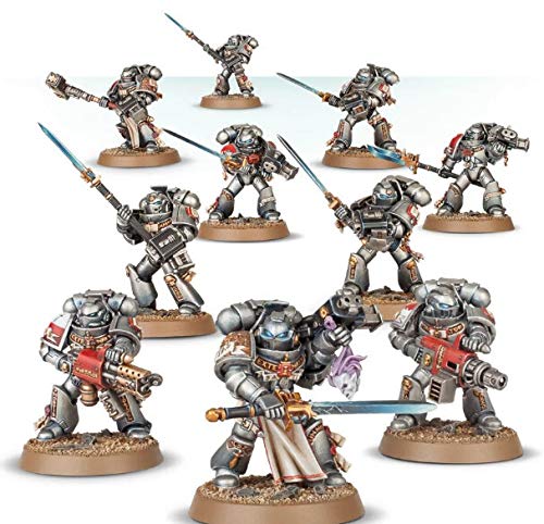 Grey Knights Strike Squad Plastic Kit by Games Workshop - Warhammer 40K Tabletop Miniatures for Painting & Wargaming