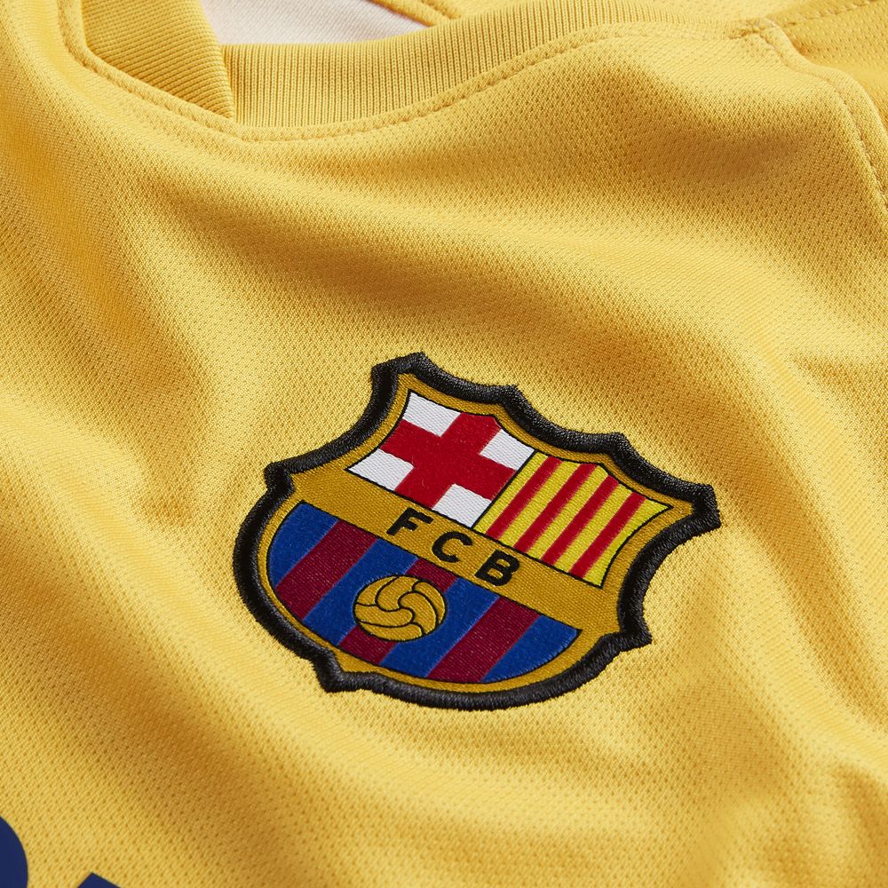 Nike FC Barcelona 2019/20 Stadium Away Big Kids' Soccer Jersey - Official Replica Jersey for Youth Soccer Fans - Perfect for Match Days, Training & Fan Events