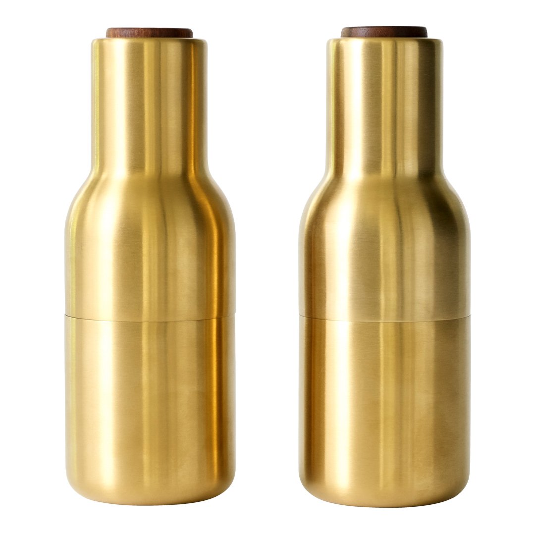 Premium Glass Bottle Grinder Set (2 Pack) - Perfect for Spices, Herbs & Salt - Ideal for Kitchen, Dining & Home Use