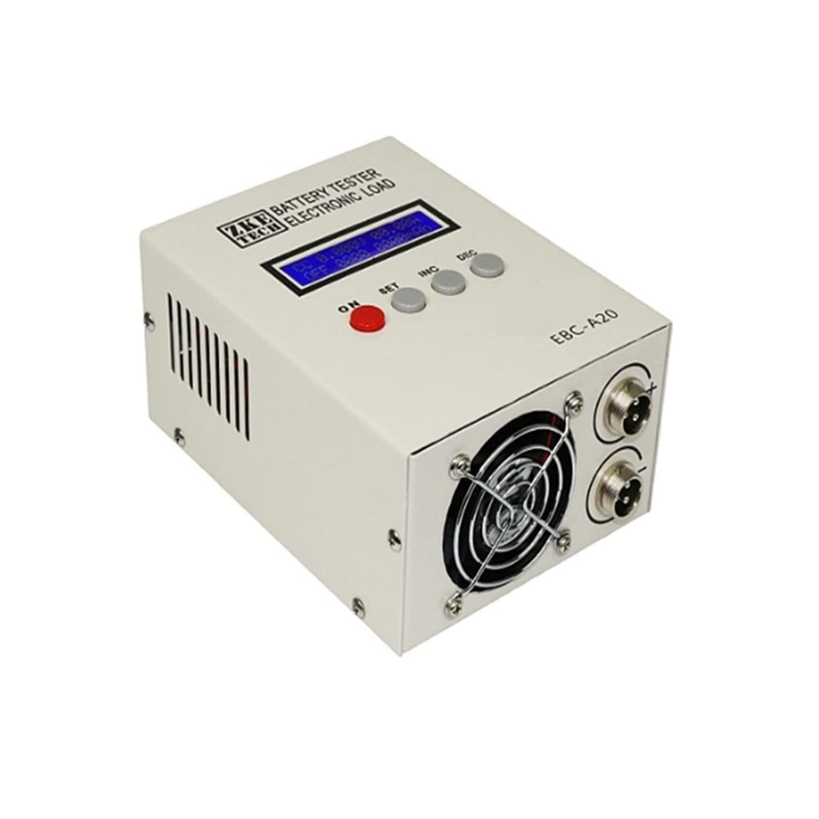 EBC-A20 30V 20A 85W Electronic Load Battery Tester for Lithium & Lead-Acid Batteries - Capacity Testing, 5A Charge, 20A Discharge with PC Software - Perfect for DIY Battery Maintenance, RC Cars, Solar Power Systems & Electric Vehicle Testing