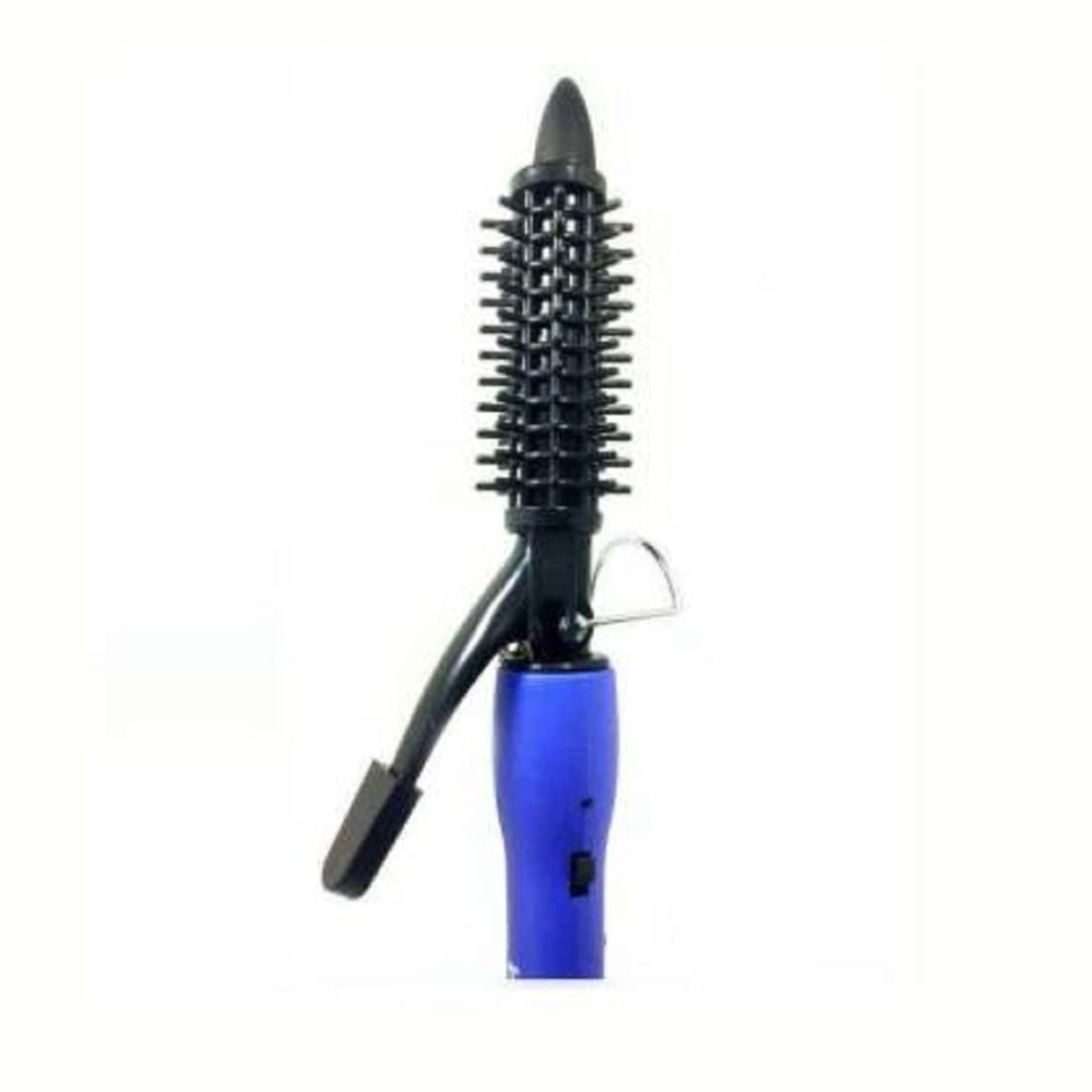 Ceramic Hair Curler for Women - Adjustable Temperature Styling Iron with Medium Blue Design - Perfect for Home, Salon & Travel Use