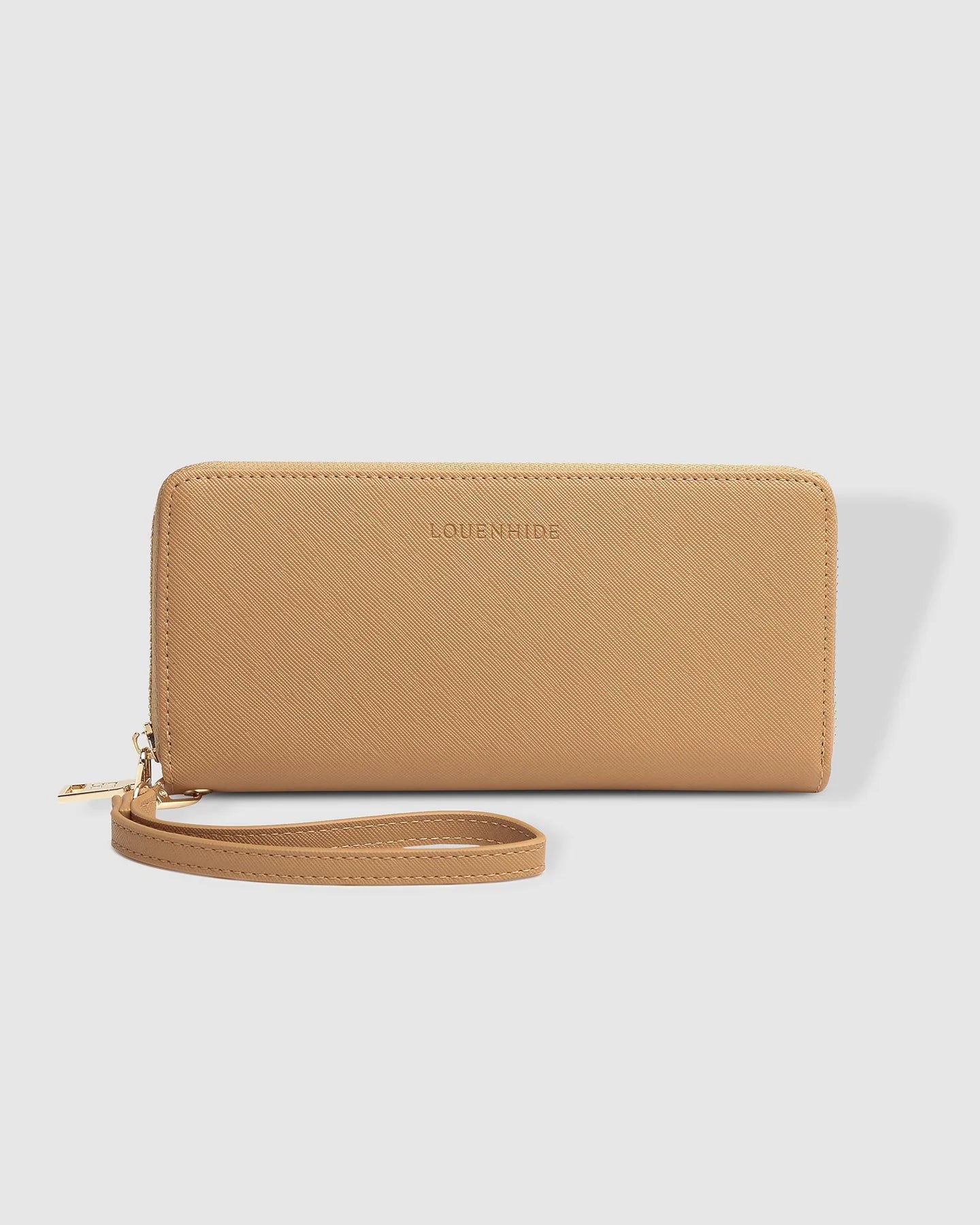 Louenhide Jessica Wallet in Camel - Premium Leather Women's Wallet for Everyday Use & Travel