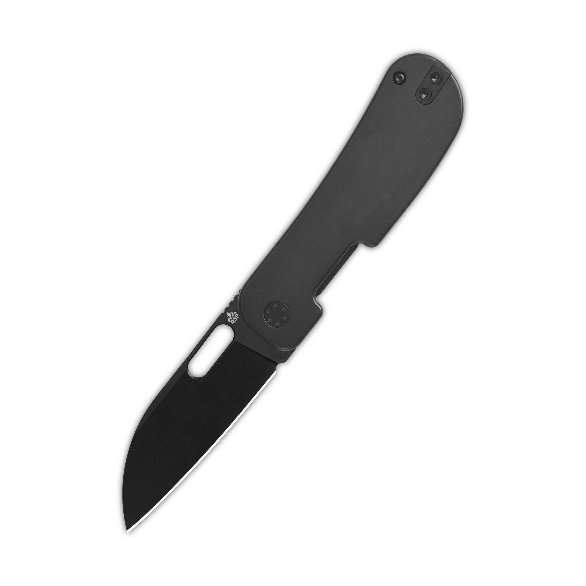 QSP Variant PE Liner Lock Pocket Knife - 14C28N Stainless Steel Blade & Titanium Handle - EDC Folding Knife for Camping, Hiking, Survival and Everyday Carry