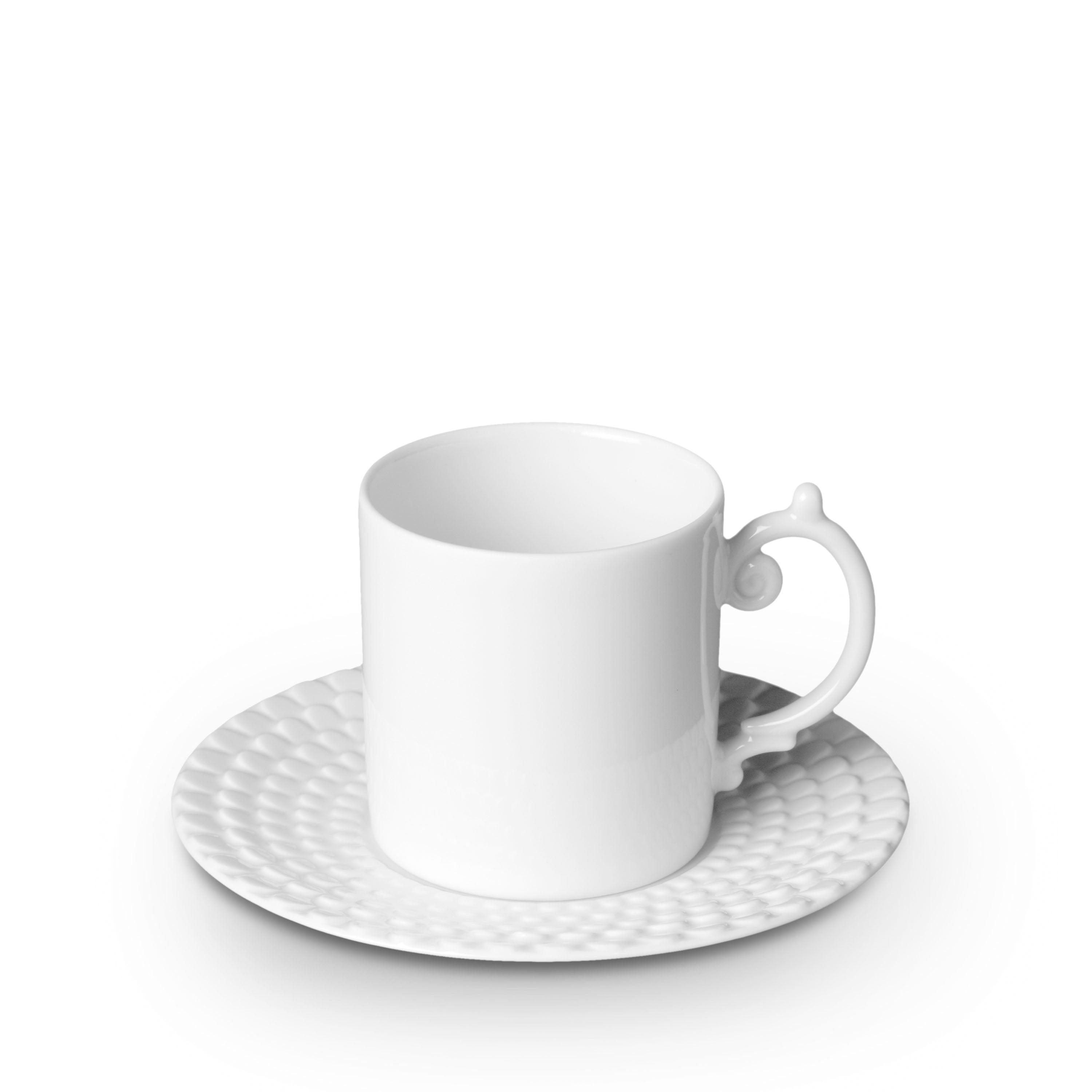 Premium Aegean Espresso Cup & Saucer Set - Handcrafted Ceramic Coffee Cups for Espresso, Cappuccino & Turkish Coffee - Perfect for Home, Cafe & Restaurant Use