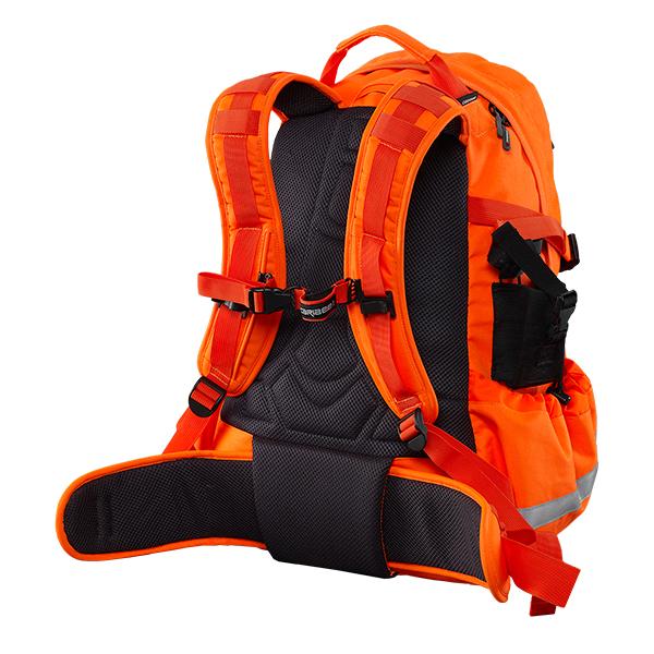 Caribee Mineral King Orange High Visibility 32L Backpack - Durable Hiking & Travel Backpack for Outdoor Adventures & Commuting