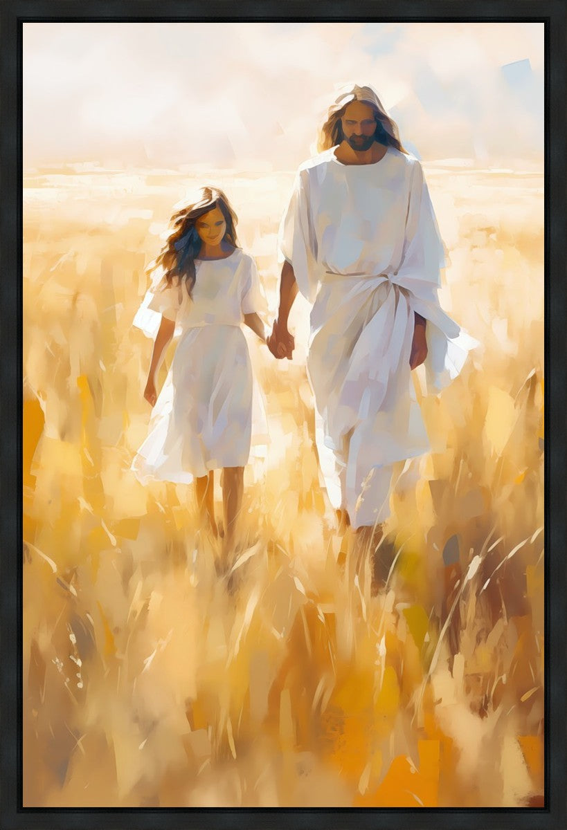 Come Follow Me Gallery Wrap - Premium Canvas Wall Art for Home & Office Decor - Perfect for Living Room, Bedroom, and Church Inspirational Decor