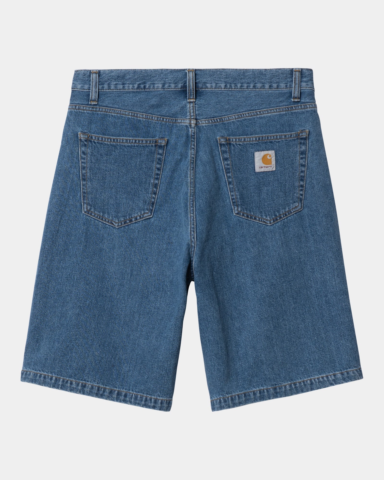 Landon Short - Blue Heavy Stone Wash Denim Shorts for Men | Casual Summer Wear & Outdoor Activities