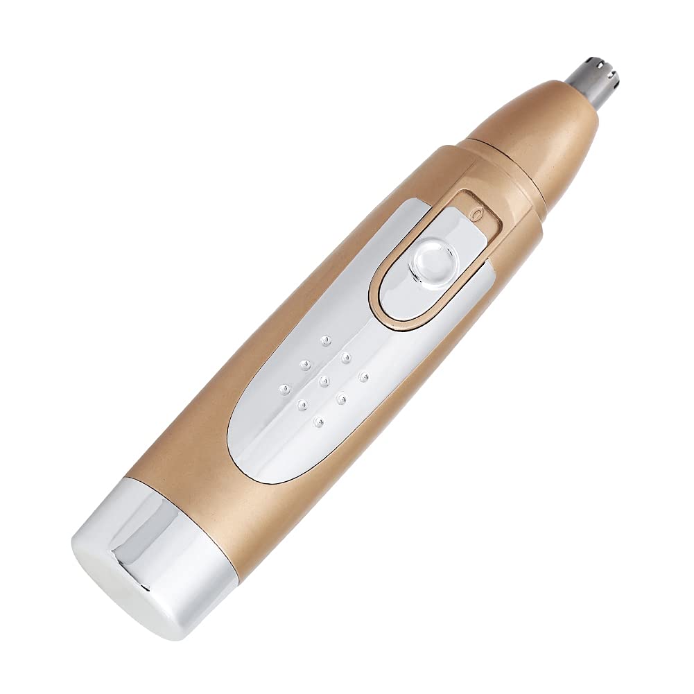 Silent Washable Nose and Ear Hair Trimmer for Men - Rechargeable Personal Grooming Kit with LED Light | Perfect for Travel, Home Use, and Daily Hygiene Routine