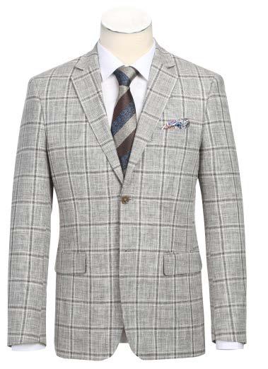 Alessandro Vitello by Renoir Men's Slim Fit Sport Coat 610 9 - Lightweight Blazer for Business Casual, Weddings & Office Wear