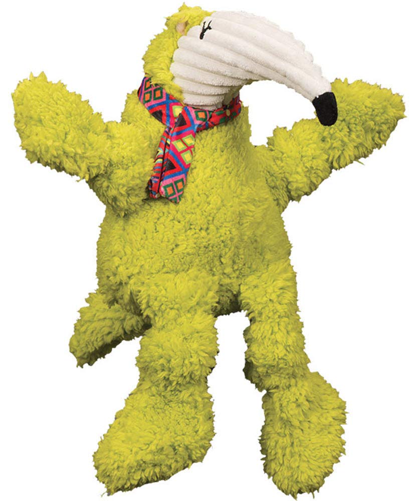 HuggleHounds Knottie Plush Dog Toy - Durable Squeaky Stuffed Animal for Small, Medium & Large Dogs - Puppy Chew Toy with Nibblet Anteater Design - Perfect for Playtime, Training & Cuddling (Large Size)