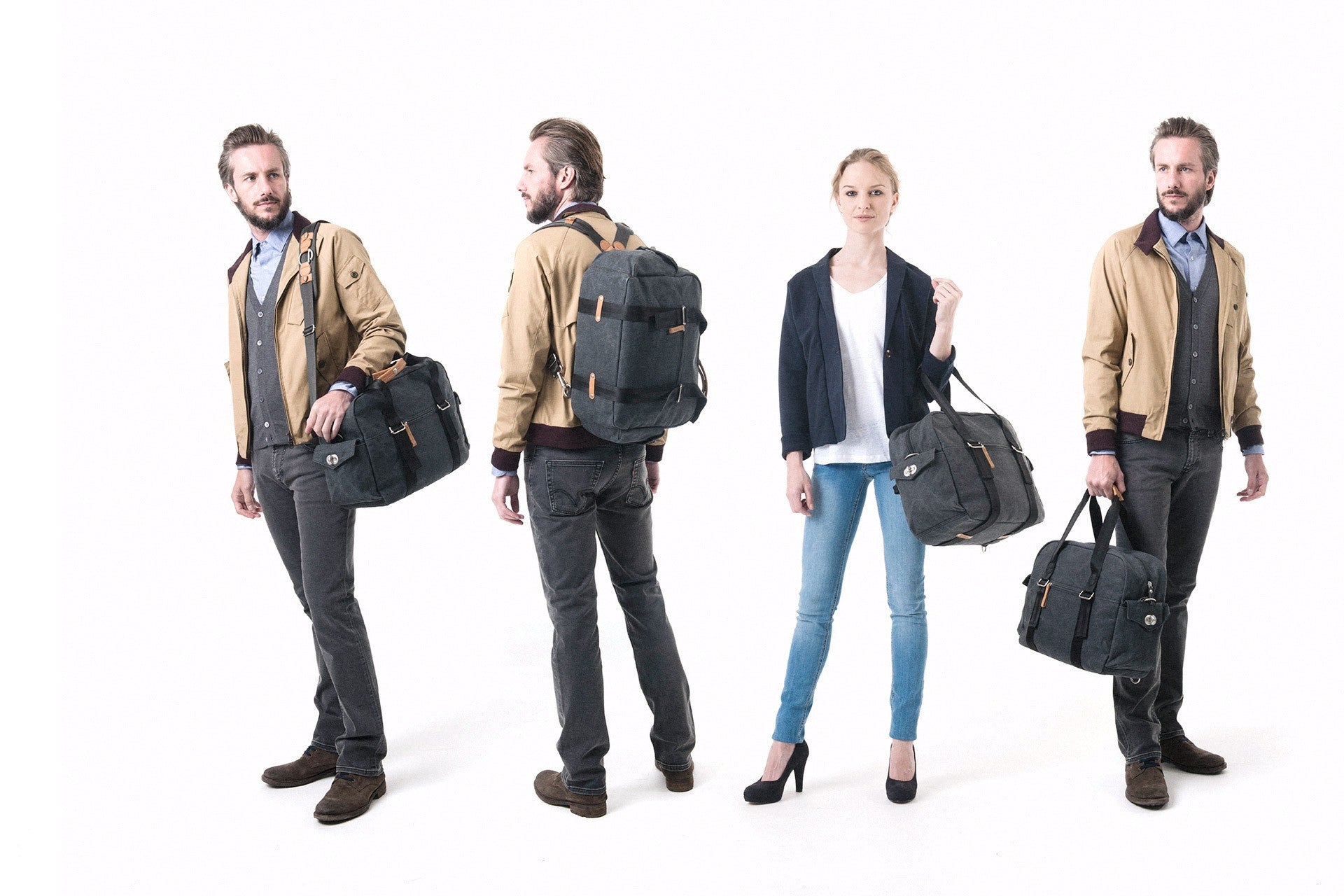Qwstion Overnighter Bag - Premium Waterproof Travel Backpack for Men & Women - Perfect for Business Trips, Weekend Getaways & Outdoor Adventures