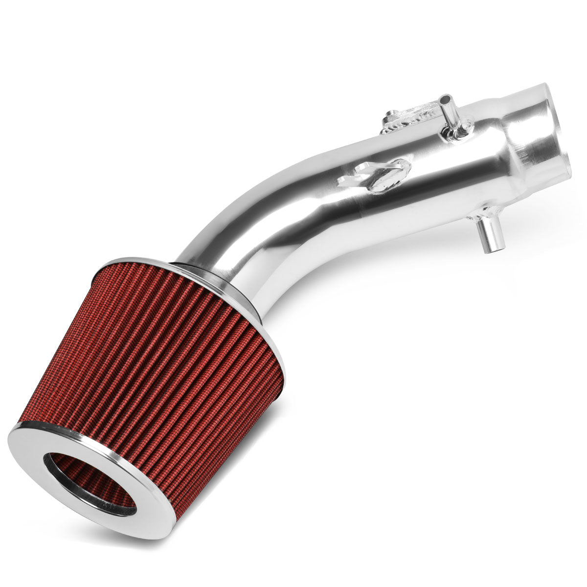 2006-2011 Honda Civic Si Performance Aluminum Short Ram Air Intake System with Red Cone Filter - Cold Air Intake Upgrade for Better Engine Performance & Sound - Perfect for Street Racing & Car Enthusiasts