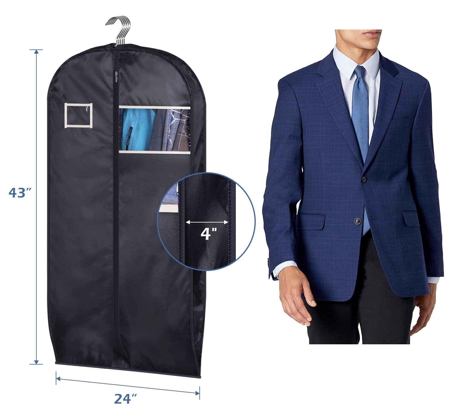 Waterproof Travel Garment Bag for Men - 43